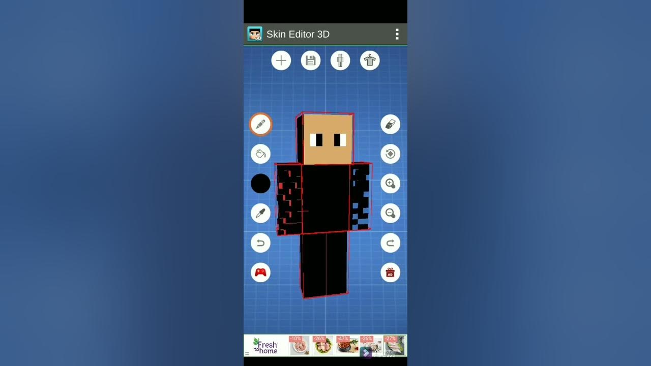 How to make skin in Minecraft bedrock Minecraft ITS AM GAMING TECH YouTube