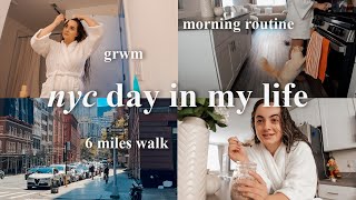 NYC day in my life | getting ready, morning routine,  hot girl walk by IamJustaVlogger 2,805 views 1 year ago 20 minutes