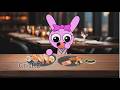 pinki Review Mukbang sushi japan best #animation #sprunki #mukbang