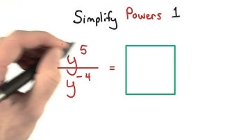 Simplify Exponents 1 - Visualizing Algebra