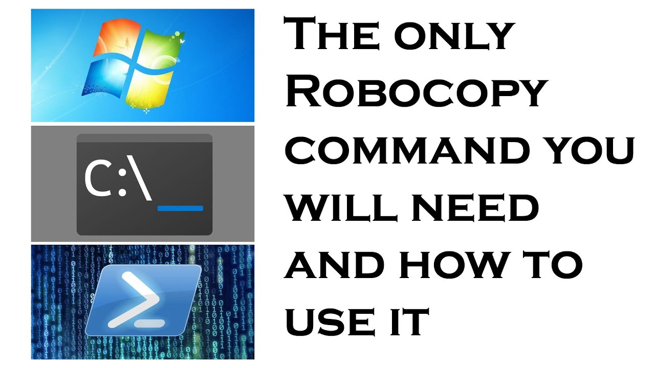 How to Use RoboCopy and the Only Command You Will Ever Need