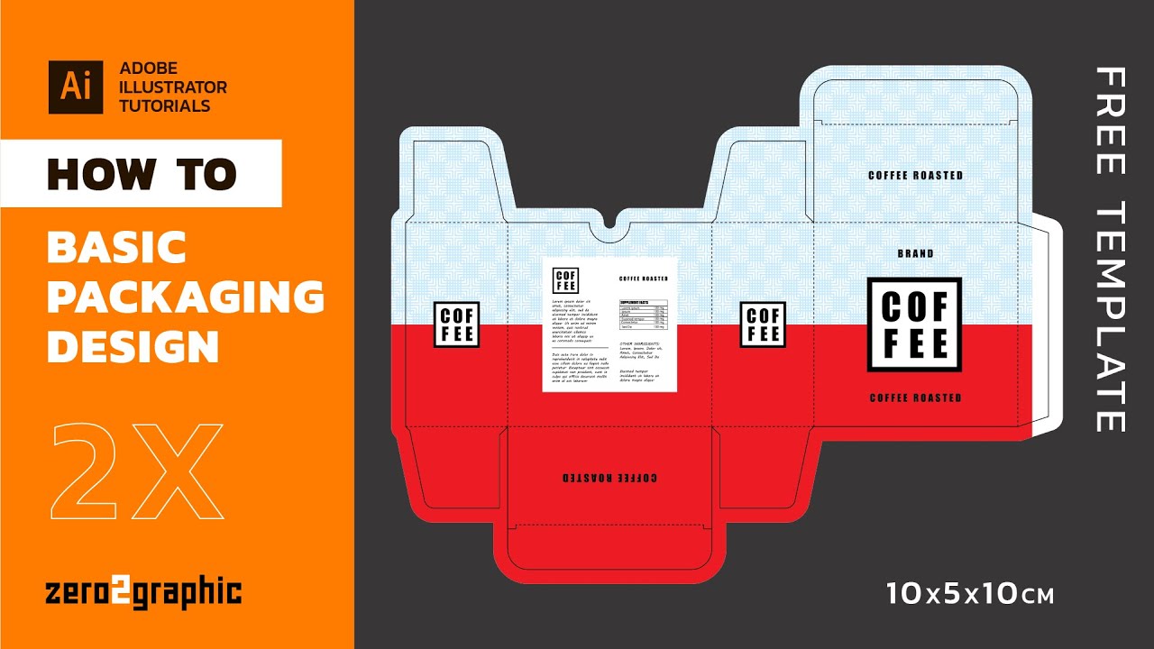 Packaging Box Template Illustrator from i.ytimg.com