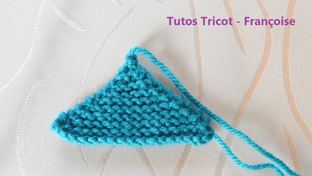 Tuto Tricot Comment apprendre à réaliser des diminutions pour un châle & un chèche & un poncho