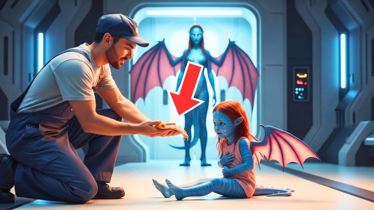 «Я не могу есть», — сказала драконица, но человек-уборщик, живший в одиночестве, отдал ей свою пиццу