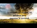 Reflexión Una amistad verdadera