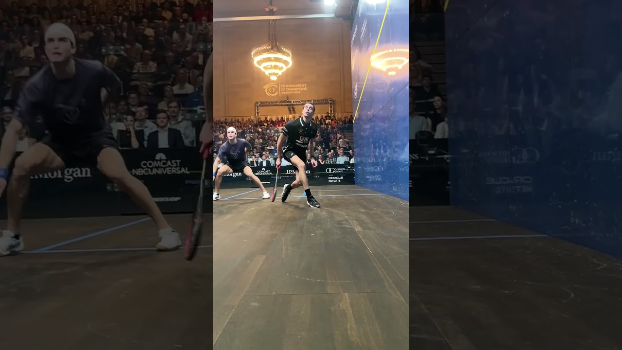 It was a REAL TOUGH battle out there on the Grand Central court 😮‍💨