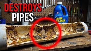 The TRUTH About Drano and Drain Cleaners — What They're Actually Doing to Your Pipes