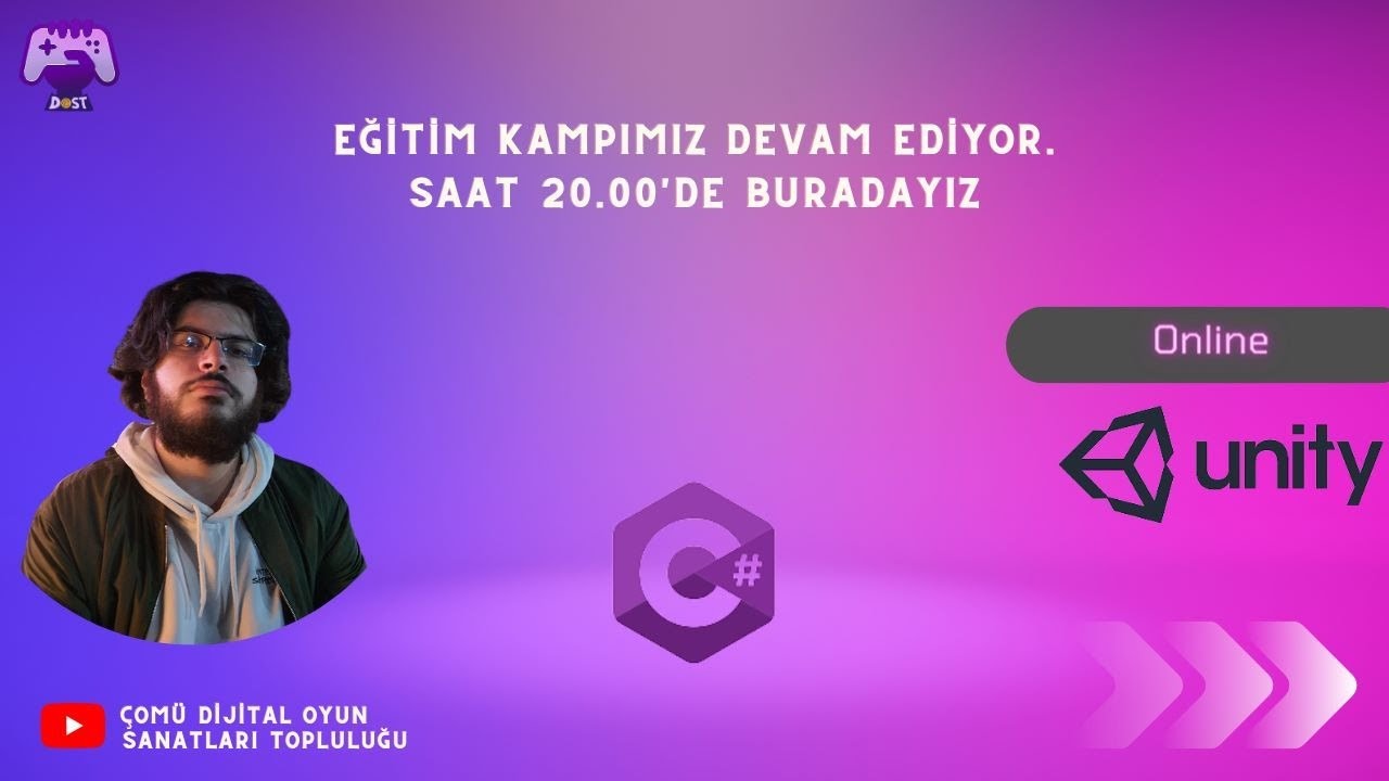Çomü Dost | Unity İle Oyun Geliştirme Kampı 1.Ders | - YouTube