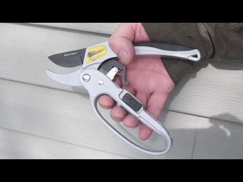 Video: Mr.Logo Pruner: Features Of Ratchet Contact Garden Pruners. Model 6809-1 Specifications