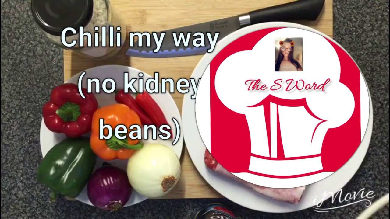 How to make chilli. a meal for two, cooking chilli con carne (without