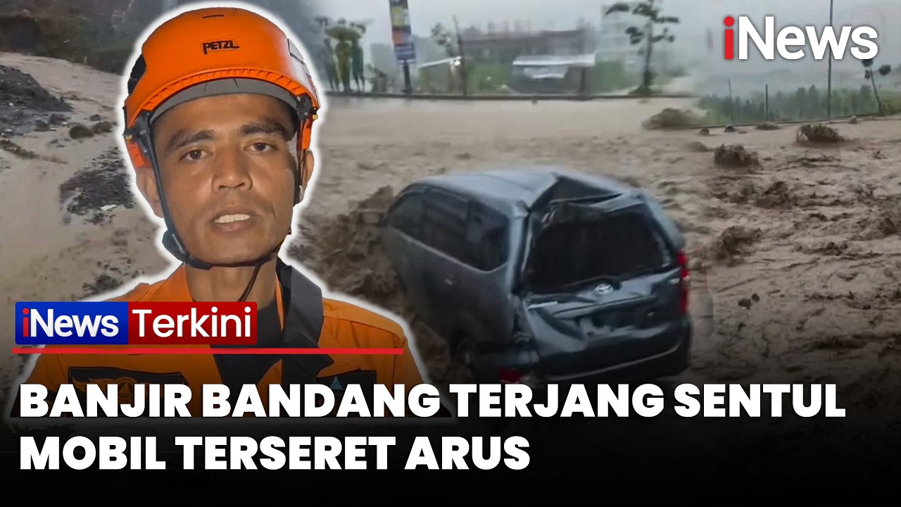 Banjir Bandang Terjang Babakan Madang Sentul City, Mobil Terseret Arus