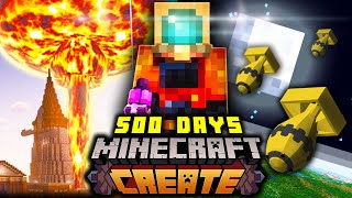 We Survived 500 Days as the ULTIMATE INVENTORS in Modded Minecraft