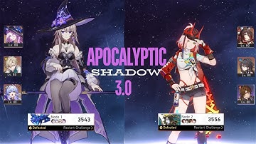 [F2P] NEW 3.0 Apocalyptic Shadow! E0S0 The Herta x E0S1 Rappa AS 3.0 Honkai: Star Rail