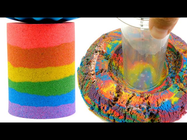 Kinetic Sand Rainbow Mix Set, Kinetic Sand