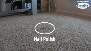 Can't Remove Nail Polish or other Cosmetics from Carpet? Try Fernandina Beach Chem-Dry