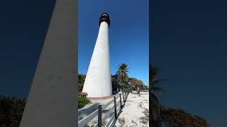 Bill Baggs Cape Florida State Park Beach Key Biscayne Miami Lighthouse Winter February 2024