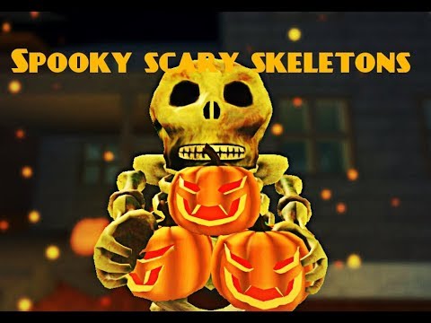 Spooky Scary Skeletons Roblox Music Video Halloween 2017 Special Youtube - spooky scary skeletons roblox tour