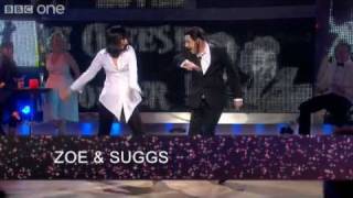Zoe Ball and Suggs do Pulp Fiction - Let's Dance for Comic Relief - BBC One Resimi