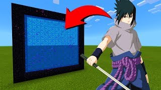 How To Make A Portal To The Sasuke Dimension in Minecraft!