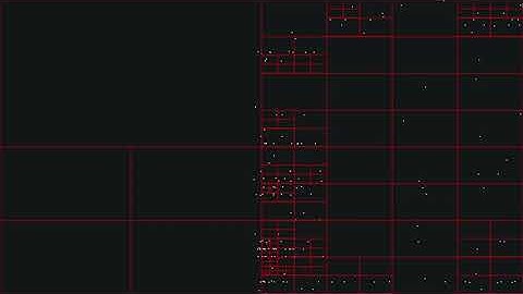Python Quadtree With Particle Collisions