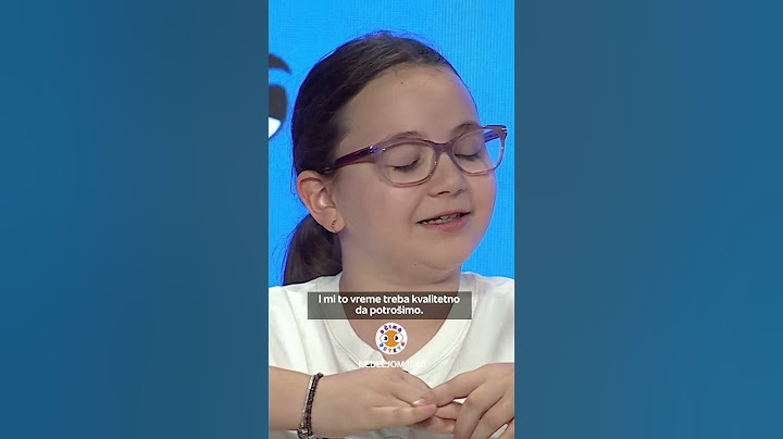 Nismo odavno čuli ovako dobro zapažanje od deteta sa ovoliko godina. Bravo, Teona!