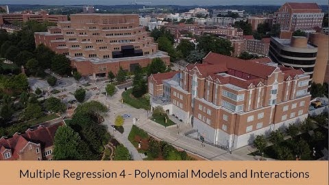 Ch4D - Multiple Linear Regression (Polynomial Models and Interaction Terms)