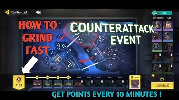 How to Grind Counterattack event fast ! Earn points in just 10 minutes and come on leaderboard !!!