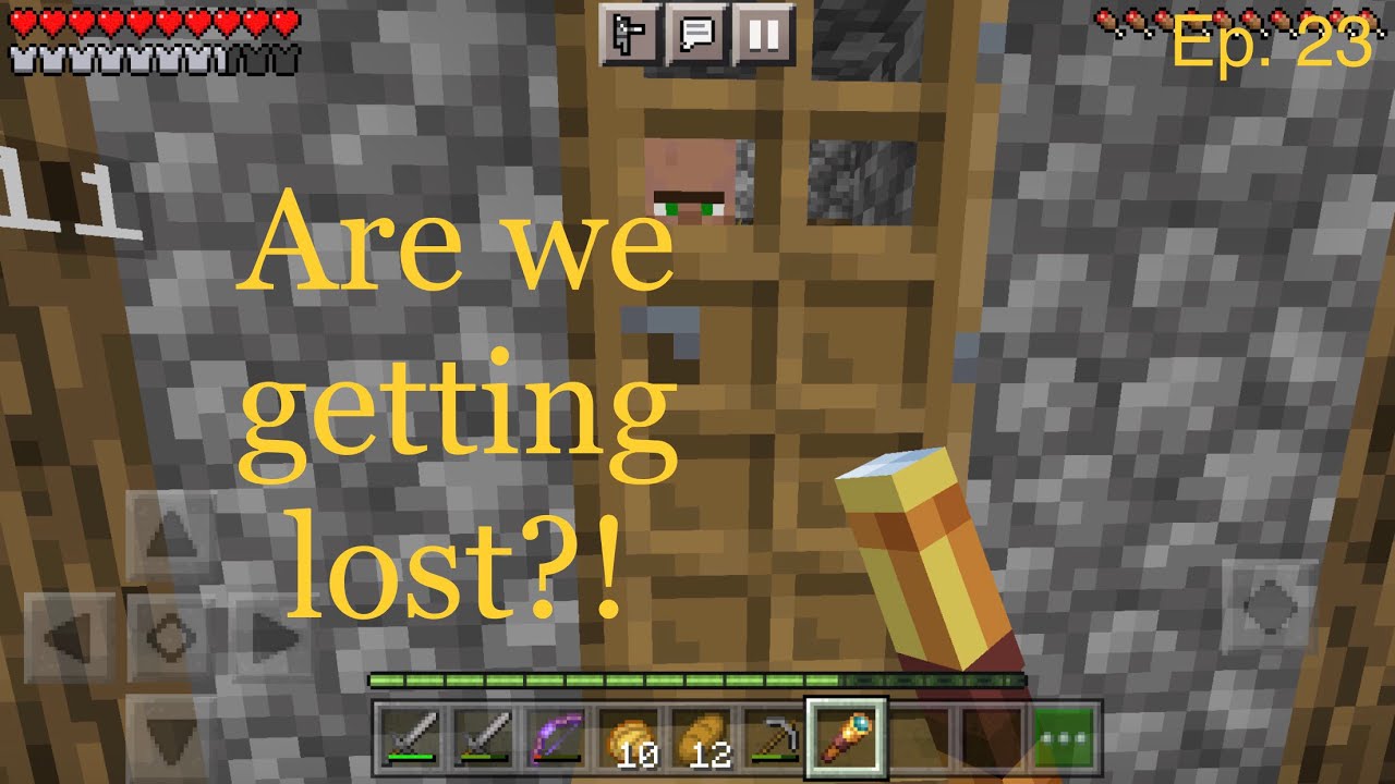 Getting lost in a cave | Minecraft 100 days | episode 23 - YouTube