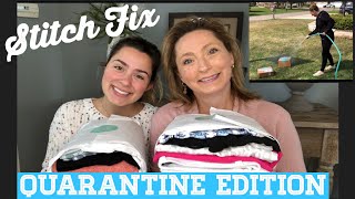 STITCH FIX: 10 Items!// Double Try-on// Quarantine Edition// A Solution for Healthier Eating