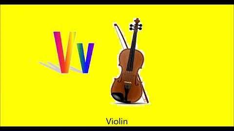 Musical Instrument Alphabet ABCs phonics Learn Musical Instrument Sounds