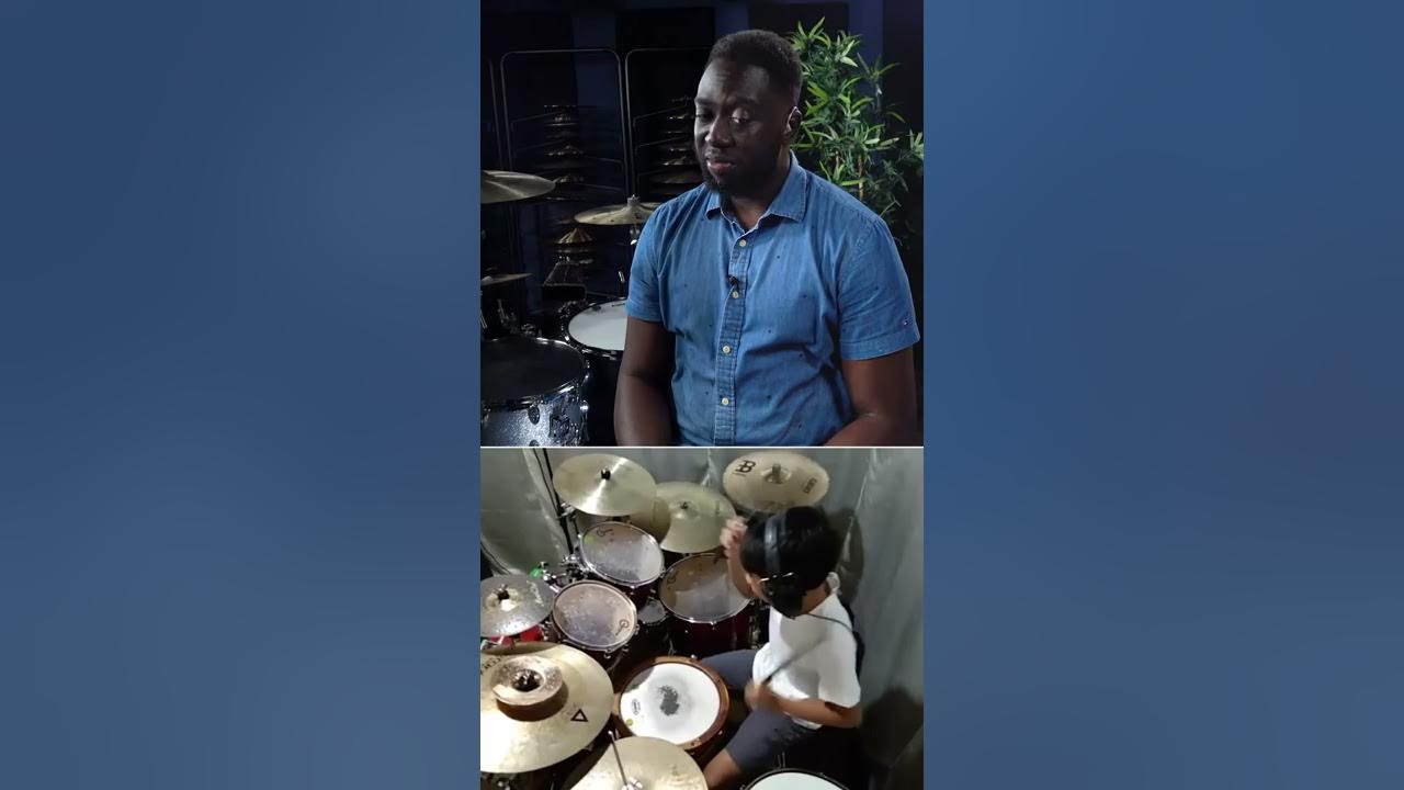 Larnell reacts to 12-year old playing "What about me?" #shorts