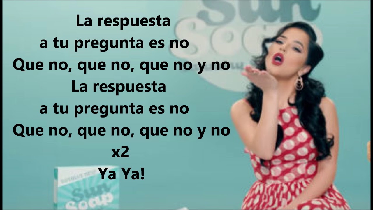 Becky G Maluma La Respuesta Letra