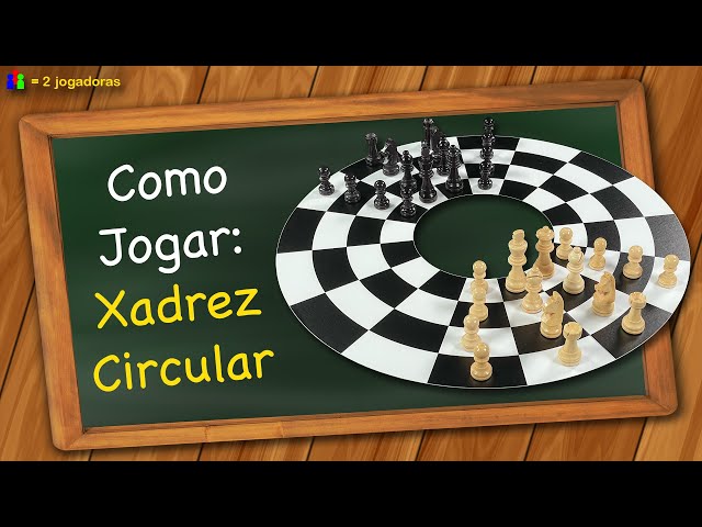 Xadrez é arte - Xadrez circular para 3 pessoas! Jogo online em:  greenchess.net