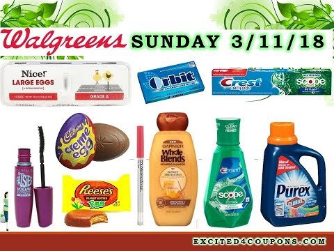 WALGREENS 3/11/18 & Hot New Printable Coupons