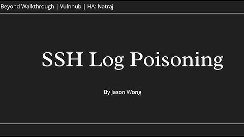 HA:Natraj VulnHub Walkthrough | SSH Log Poisoning | CTF Hacking Guide