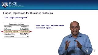 Goodness of Fit' measures: R-square and Adjusted R-square - Linear Regression for Business screenshot 4