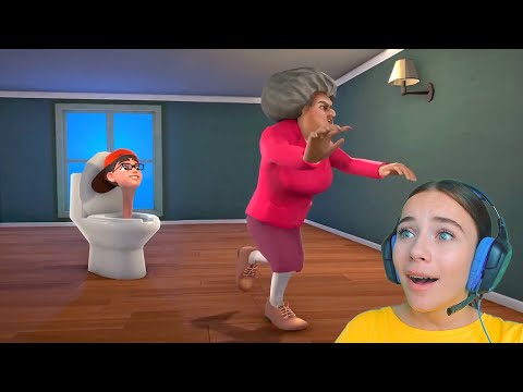 ПРАНК со СКИБИДИ ТУАЛЕТОМ Злая Учительница Scary Teacher 3D