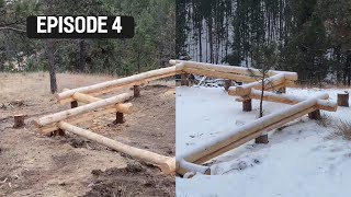 Log Cabin Build- Things do not always go as planned! Episode 4