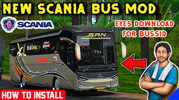 New Scania Sleeper Bus Mod in Bus Simulator Indonesia | Indian Bus Mod For Bussid