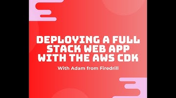 [Live Coding] Part 2: Deploying a full-stack Python app with the AWS CDK