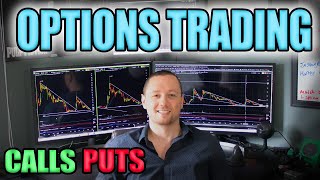 How to Day Trade and Swing Trade Options- Live Trading