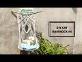 DIY Macrame Cat Hammock #4 - Macramé Cat Bed tutorial for beginner by TNARTNCRAFTS