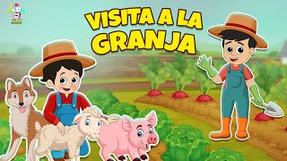 VISITA A LA GRANJA | Cuentos infantiles españoles | Moral Stories | PunToon Kids  Español