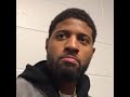 Paul George on why he left the Pacers.