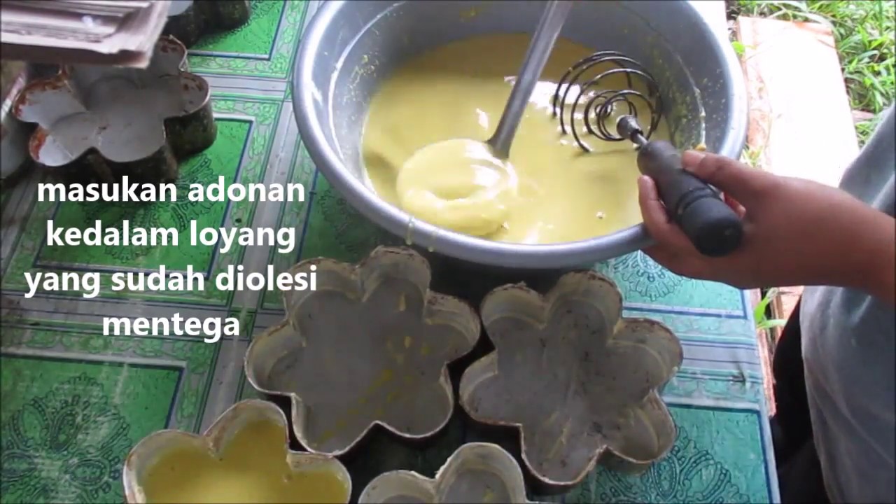 resep dan cara membuat kue bingka telur - YouTube