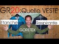 GR20 Quelle veste étanche et respirante ?