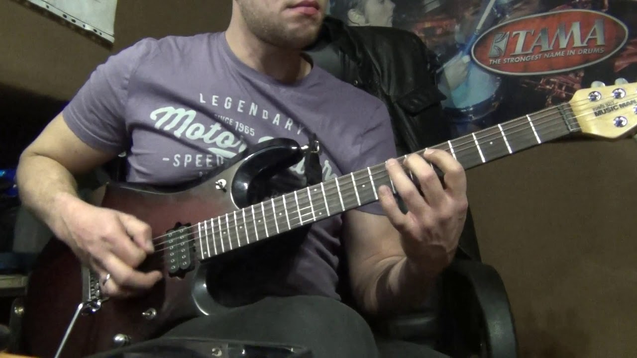 Рифф на конкурс Fredguitarist и D`Addario - Андрей Кустарёв ( cover on Владислав Молчанов)
