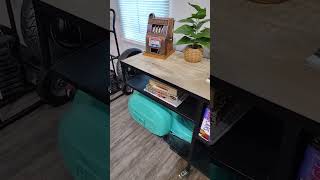 Vespa Bajaj Scooter. Custom Furniture, Scooter Desk. Rolling Table. Man Cave Rolling Art. Clic