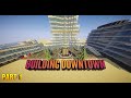 Downtown, Dubai. Part 1. Minecraft, Time Lapse