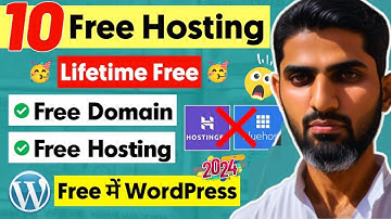 10 Lifetime FREE DOMAIN & FREE HOSTING Website in 2024 | Free WordPress Hosting | Free Domain